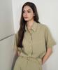 Laneonkyulleoseu Airy Belted Half Slacks_Light Khaki