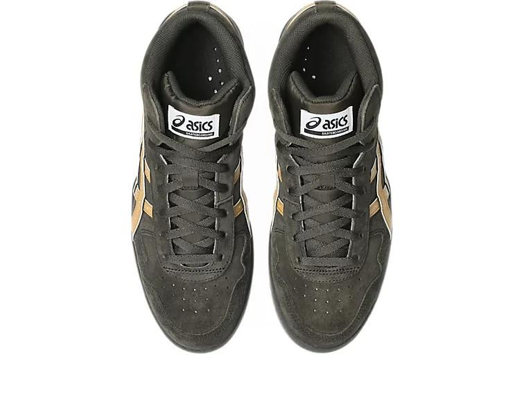 1203B204-200 Asics Japan Pro MT "Black Coffee/Wood Thrush" (Men's)