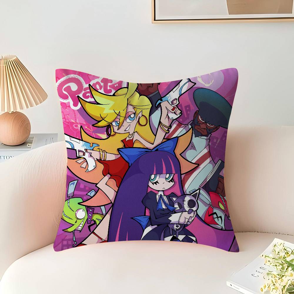 Cartoon P-Panty-Stocking Kissenbezug 30x50 Polyester Sofakissen Dekorative Wurfkissen Heimdekoration Kissenbezug