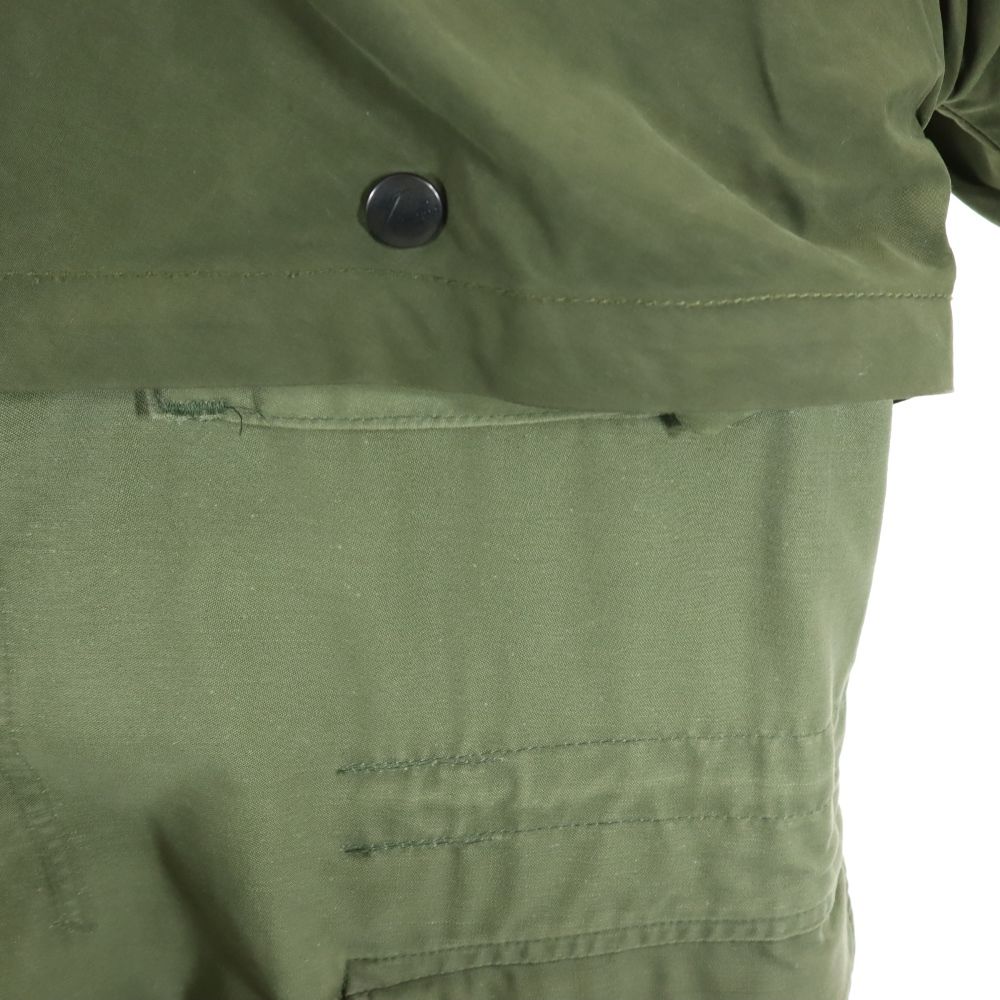 Needles Rebuild Militærkåpe S khaki laget i Japan Herre Brukt