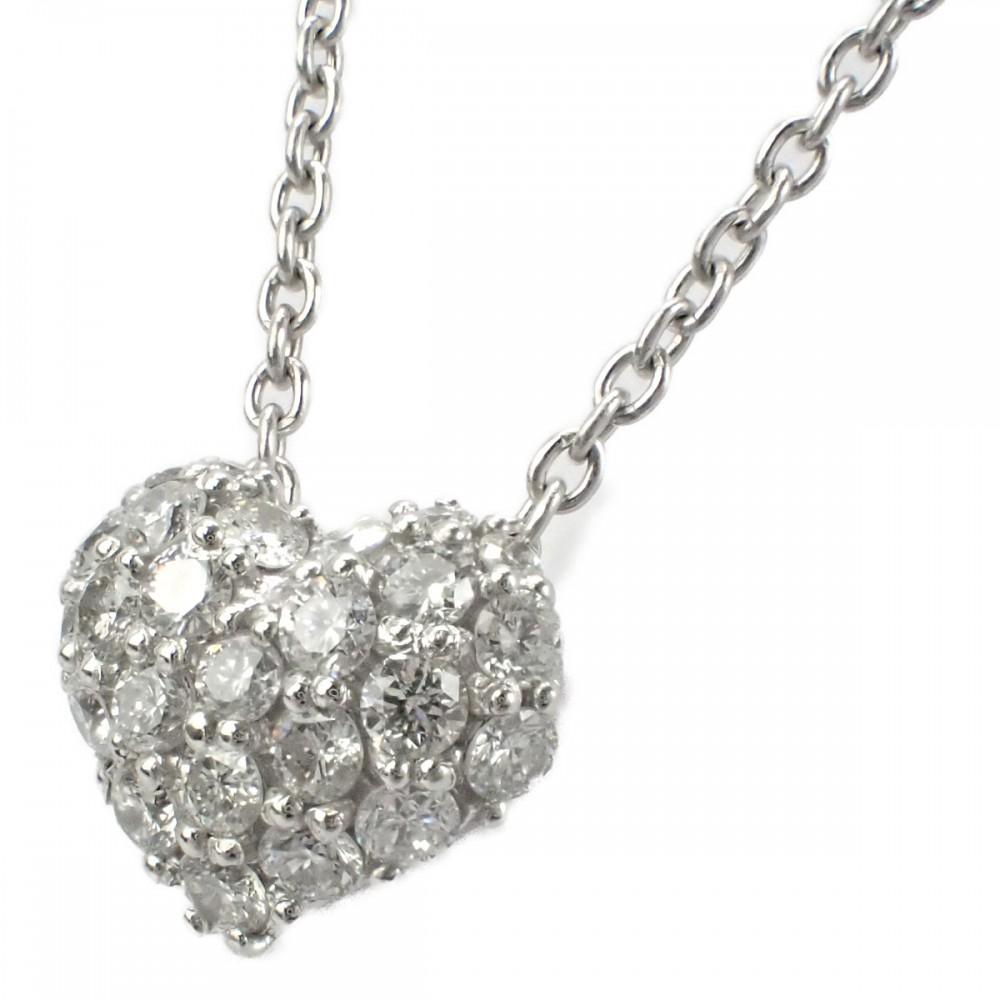 no brand  Necklace K18 white gold Women