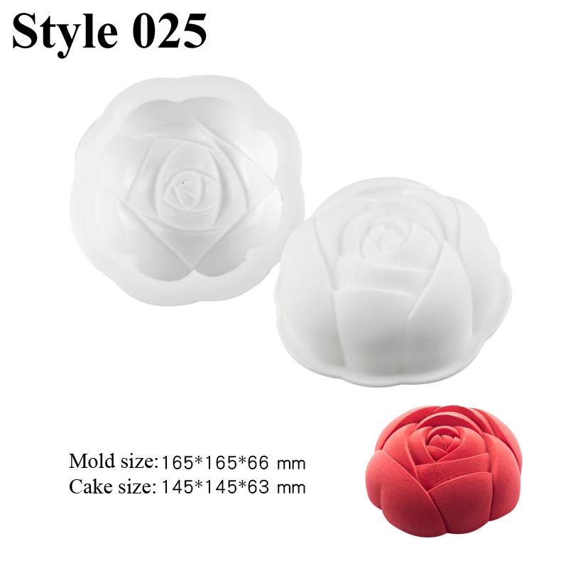 

Силиконовая форма для торта в форме сердца Силиконовый противень для выпечки шоколадного мусса Десерт Свадьба День святого Валентина Товары Формы для торта