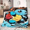 PokeMon Anime Print Blanket Warm  Comfortable Flannel Blanket Suitable for Bedrooms, Sofas, Beds, Chairs, Picnics, Travel
