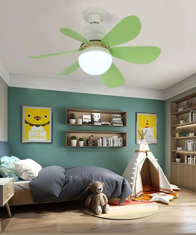 E27 Silent Fan Light with Intelligent Control for Home & Restaurant