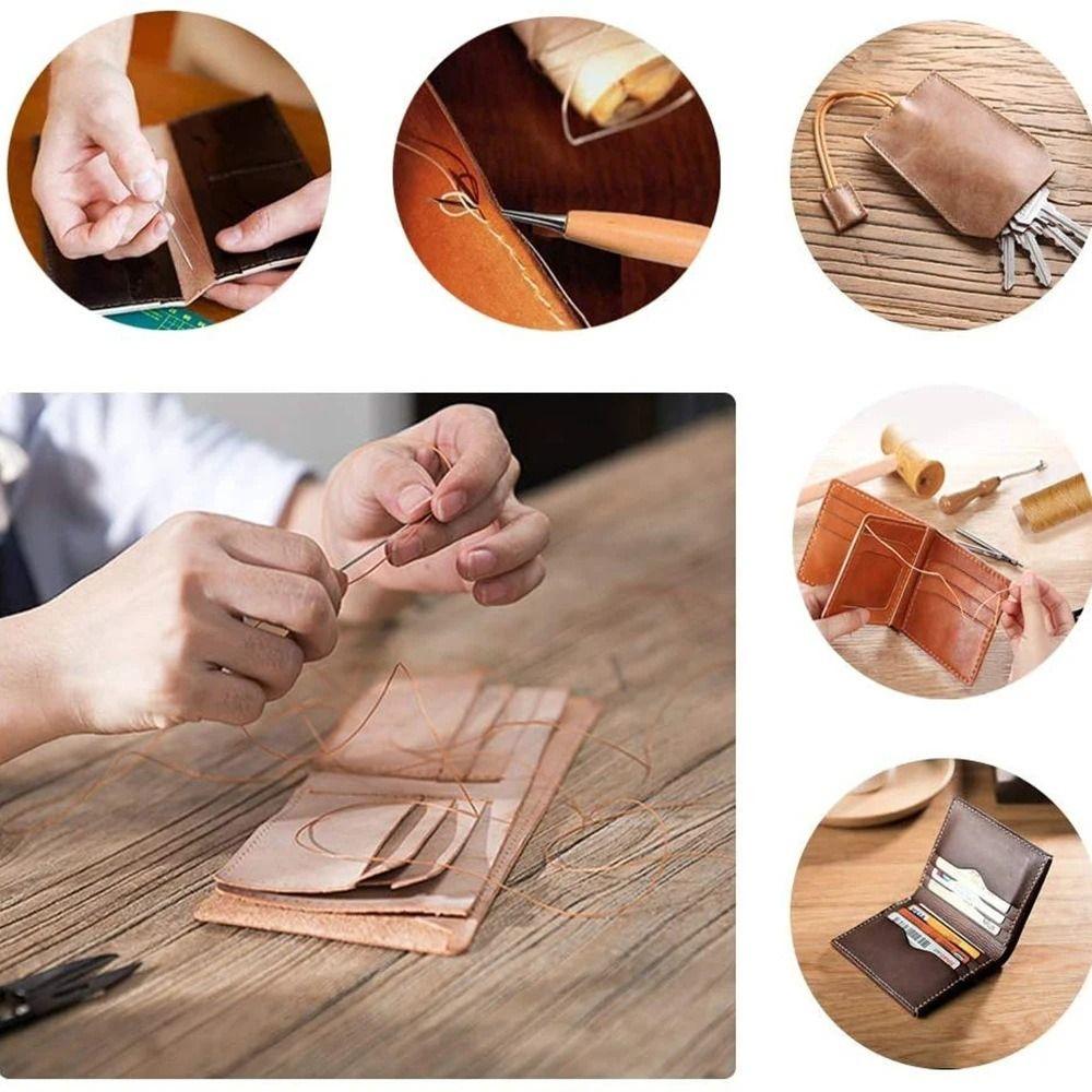 9 pcs/set DIY Craft Shoe Thread Repair Tool Straight Hook Hand Quilting Needles  Shoes  Punching