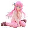 10CM Anime The Rock Figure Gotou Hitori Figure Cute Doll Gotoh Hitori Action Figure Guitar Girl Loungewear Model Statue Toy Gift