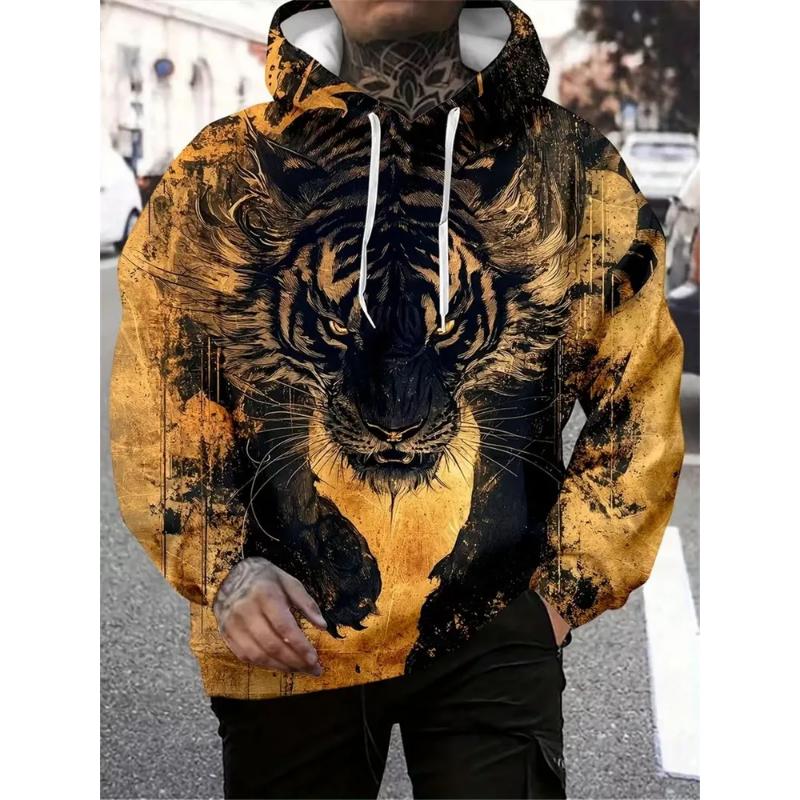 Autumn Men's New Pumpkin Shadow Halloween Print Casual Women's Sweater