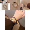 Vintage Inspired Colorful Beads Elephant Bracelet Artistic Double Layer Woven Strap