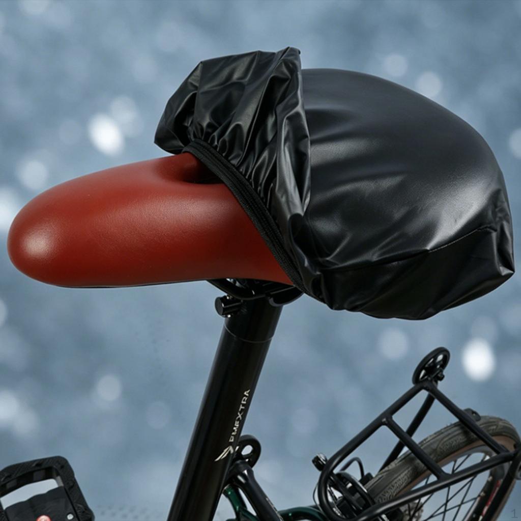 Bicycle Saddle Cover, Waterproof Road Bike Portable, with Elastic, Wearresistant