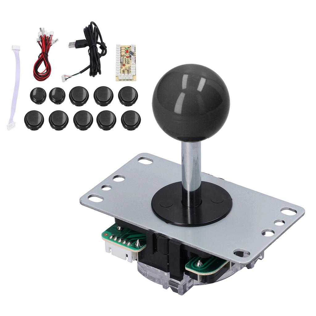 QM070901 Sady joysticků pro arkádové hry, nulové zpoždění, díly pro kutily s deskou kodéru, 10 kusů