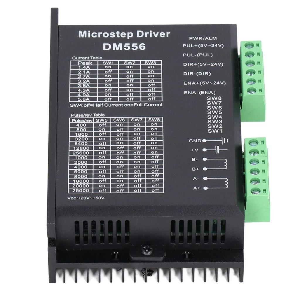 2 Phase Stepper Motor Driver 24-50VDC Stepper Motor Controller Digital Stepper Driver CNC Machine