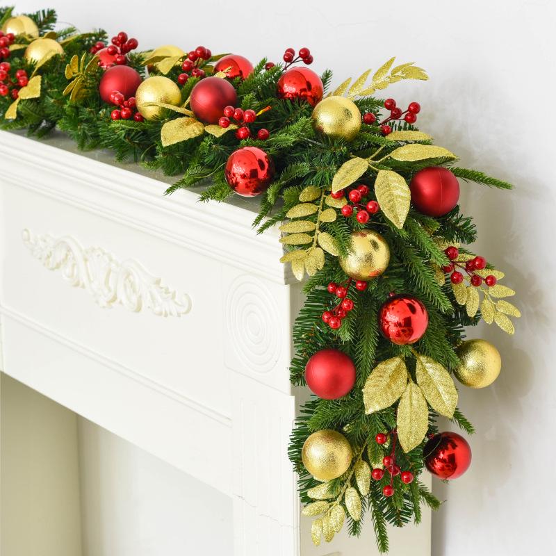 2.7m Christmas Garland for Decoration - Tree, Wreath, Wall, Door Hanging, Hotel, Shopping Mall Display
