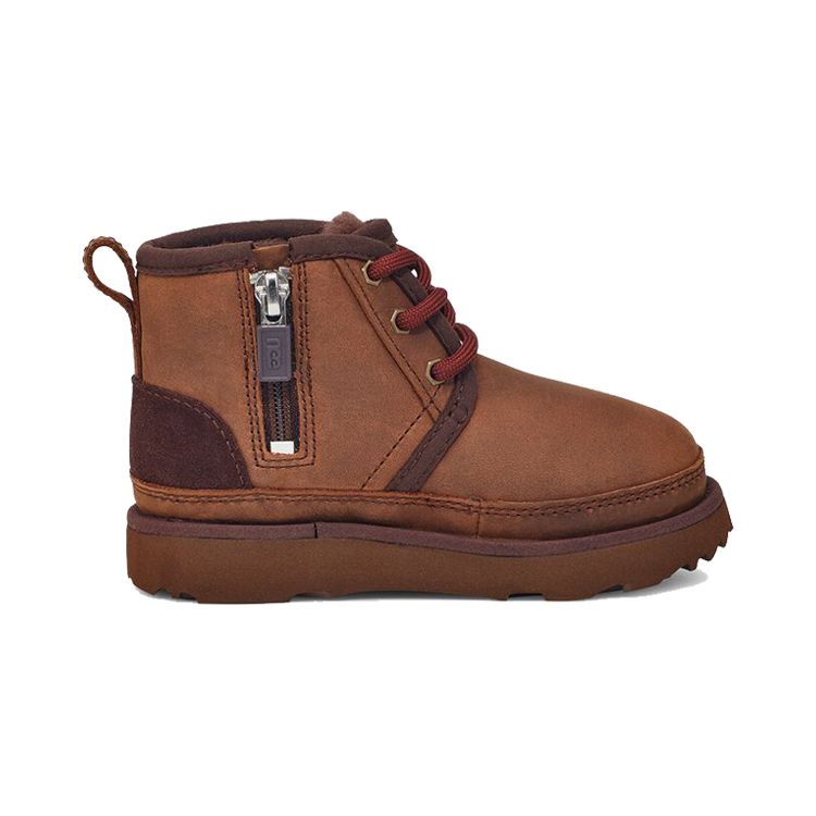 UGG Neumel 2 Weather Comfortable Zipper Snow Boots Kids Boots Brown 1017322T-GRZ