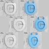 Couvercle de toilette en EVA souple Épaissi Chauffant de salle de bain Accessoires de siège Coussin de siège de toilette Grande flexibilité