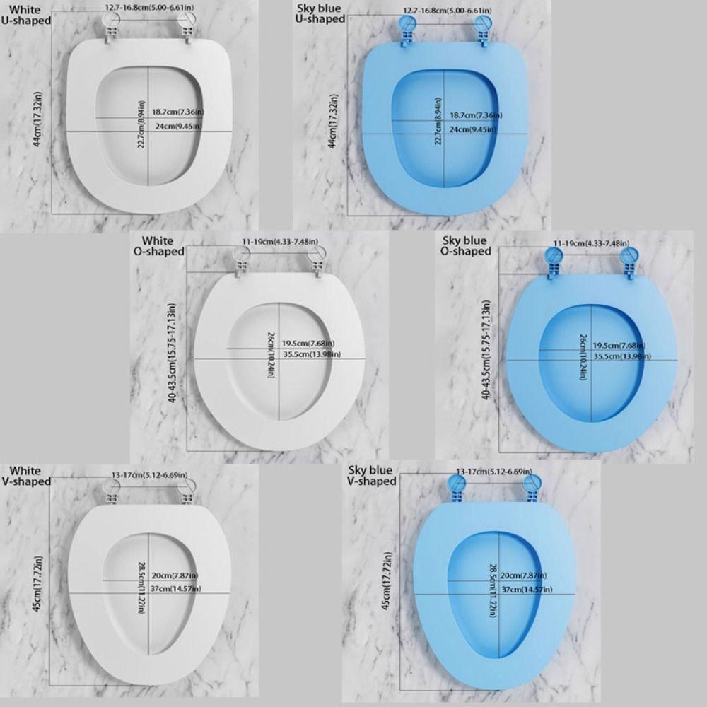 Couvercle de toilette en EVA souple Épaissi Chauffant de salle de bain Accessoires de siège Coussin de siège de toilette Grande flexibilité