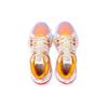 Fila Cage Mid Mixed Synthetic Leather Trendy Sports Mid-Top Dad Shoes Women Sneaker White Orange 5RM01753_827