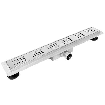 Decor Next Drops Linear Drain 100 Decorative Chrome