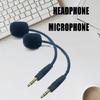 Replacement Mic 3.5mm Plug Microphone for Headphone with Sponge Cover and Superior Sound Quality
