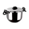 Pasta and Vegetable Pot - - 24 Cm - Colander Lid - Stainless Steel - Induction