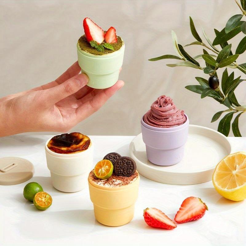 commodity 1pc Popsicle Mold Silicone Ice Cream Mold Cup With Popsicle Stick Food Grade Handmade Ice Cream Maker Summer Bar Tools