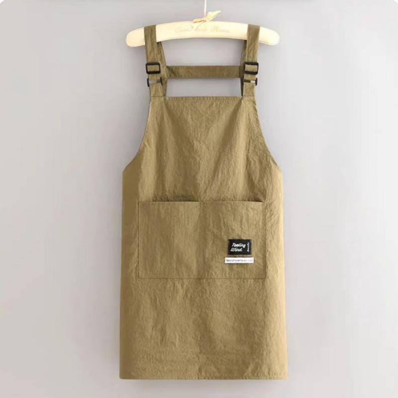 Fashionable Splash-Proof Korean Style Apron for Home Kitchen Cooking and Catering Special Work Clothes for Adults Waiter