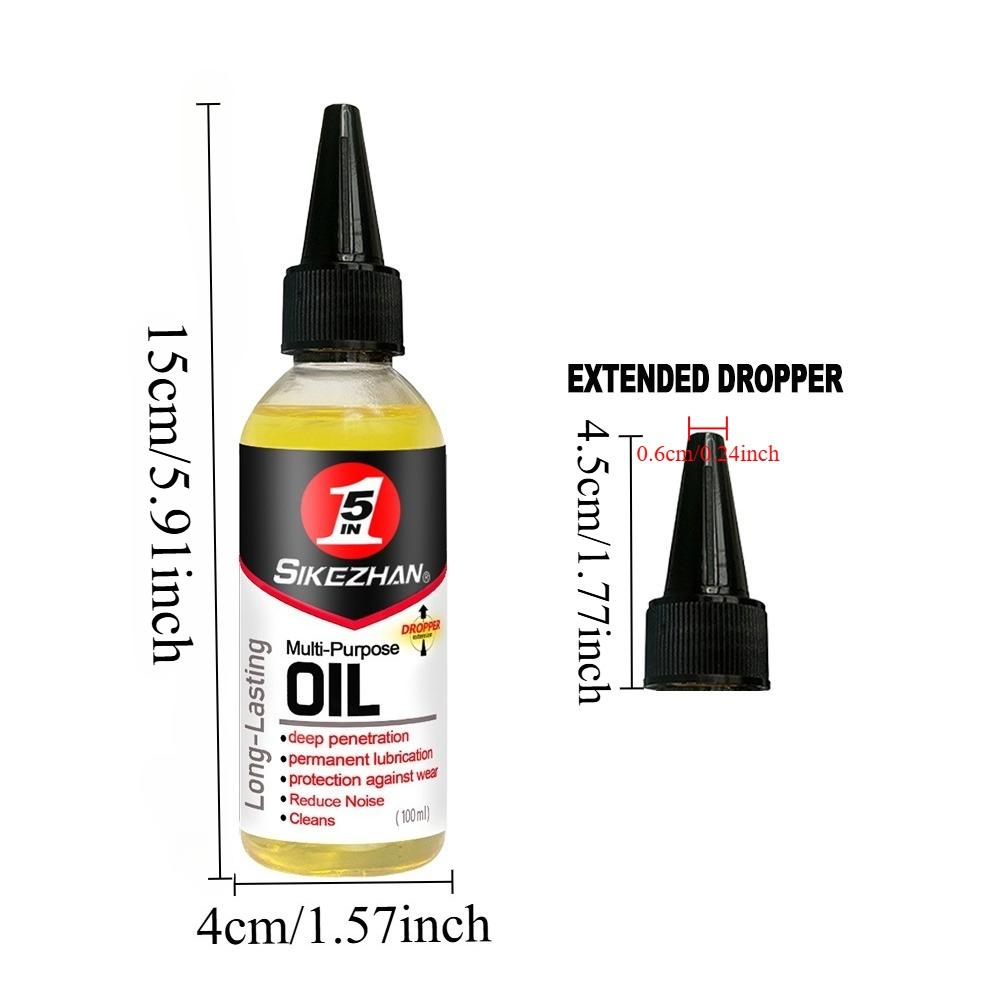High-Performance 5-in-1 Motorbike Chain Maintenance Lubricant  Deep Penetration Reduces Friction Anti-rust Waterproof 100ml