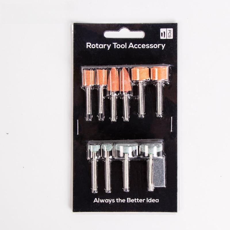 

Каменная шлифовальная головка 11 шт. Большая шлифовальная головка Набор аксессуаров для электрической шлифовальной машины Шлифовальные головки