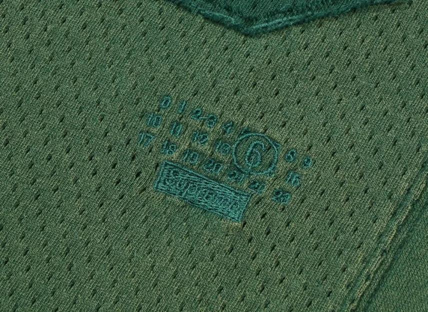 Supreme x MM6 Maison Margiela Cotton Football Jersey "Green"