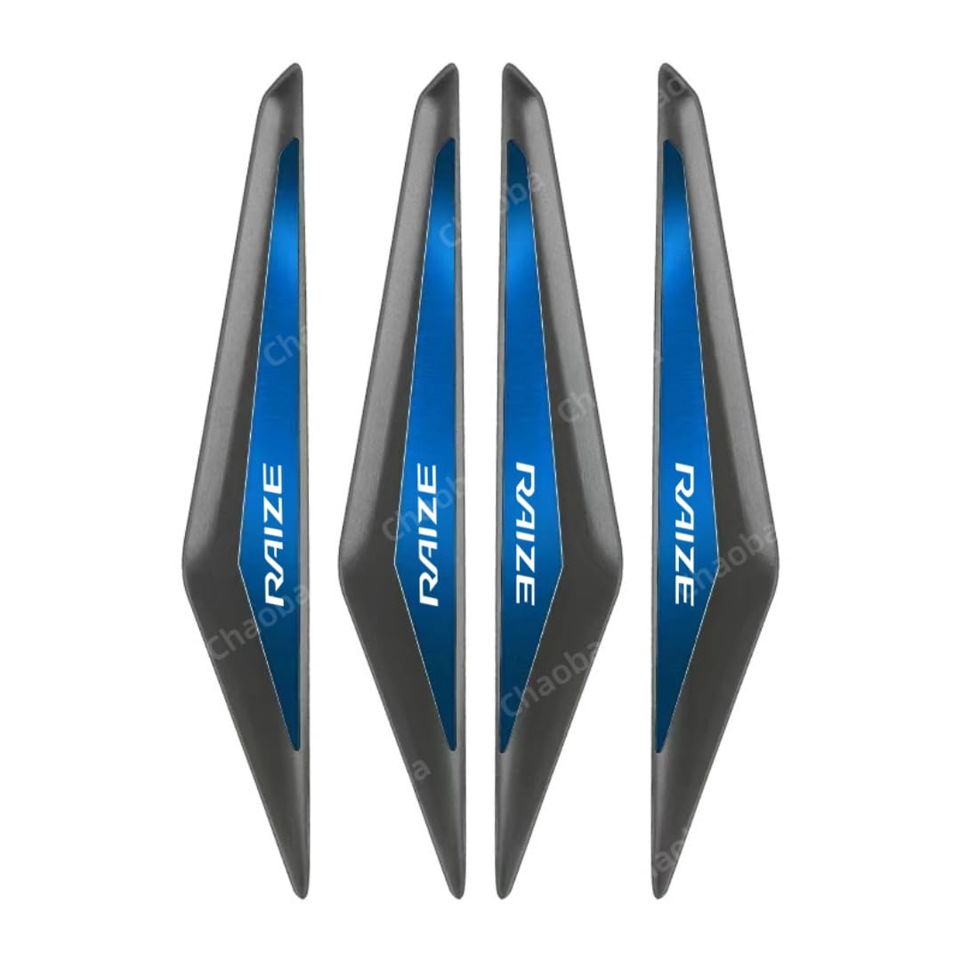 

Rise RAIZE Car Door Guard, Set of 4, Rearview Mirror Guard, Side Door Bumper, RISE RAIZE синий