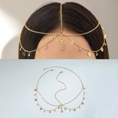 Fringe Head Decoration Chain Female Ancient Style Bride Forehead Hair Accessories for Girls Headwear Fashion Hair Band