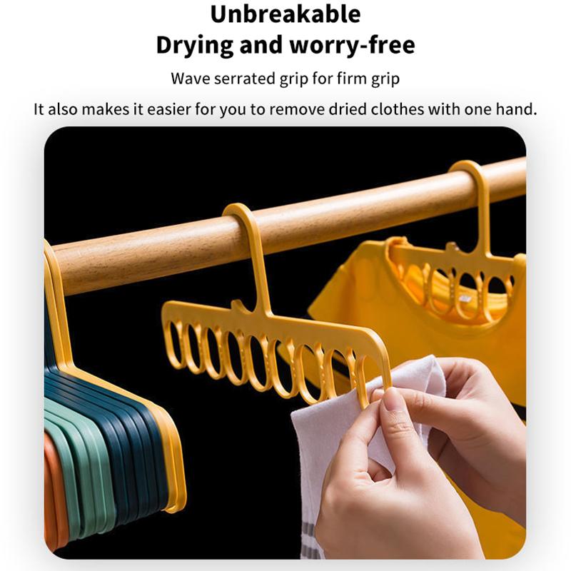 Multifunctional Windproof Clothes Clip Drying Rack Underwear Socks Hanger Nordic Household Home Wardrobe Rack Storage