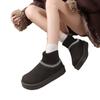 New Thick-soled Knitted Warm Snow Boots and Women's Fleece Thickened Shoes