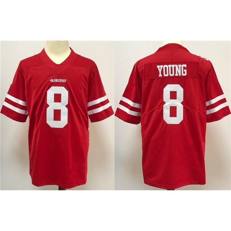 Mens San Francisco 49ers NFL Football Jersey Premium Embroidered Team Sport Shirt Fans Game Day Wear
