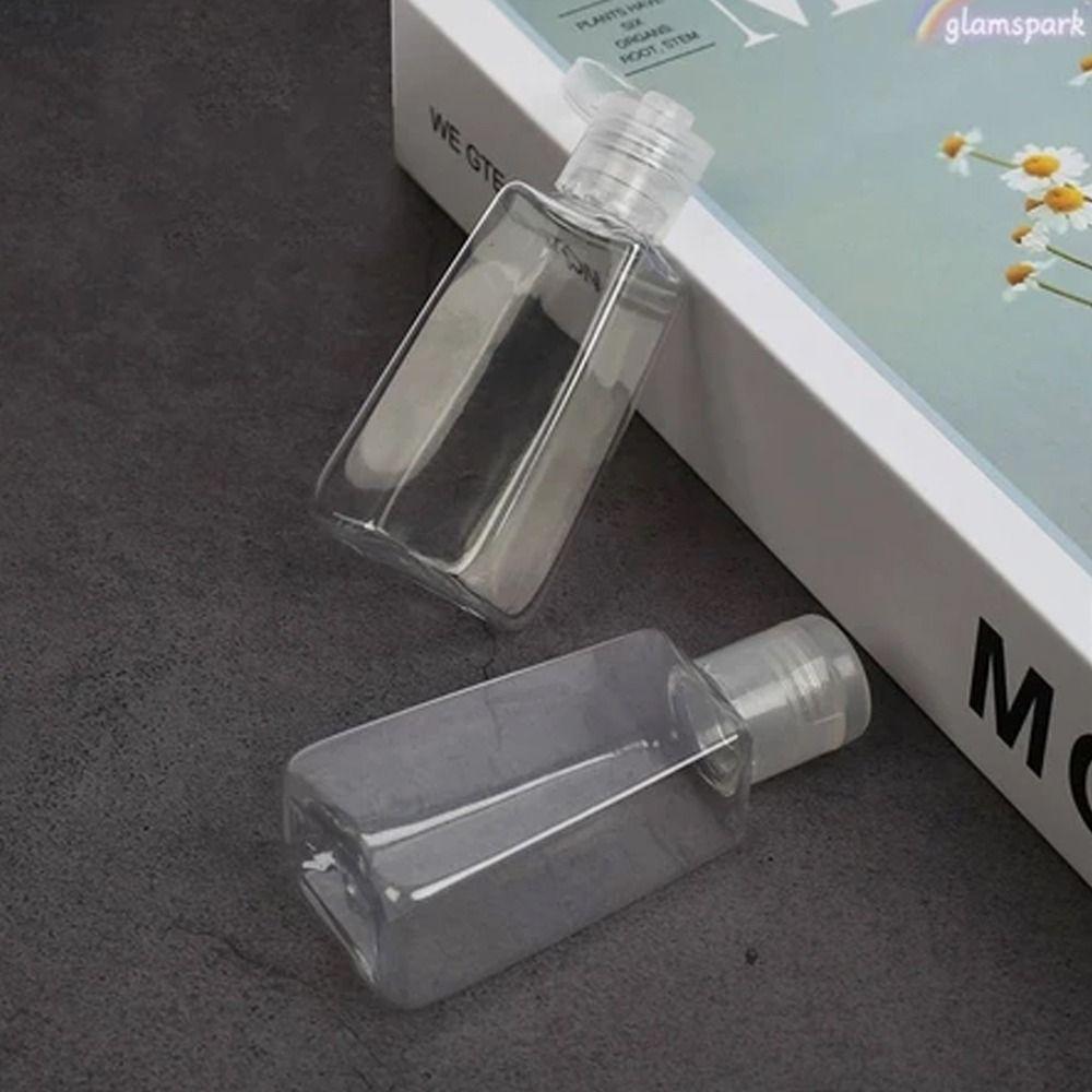 30/60ml Empty Refillable Bottle Flip Cap Hand Sanitizer Gel Dispenser Container