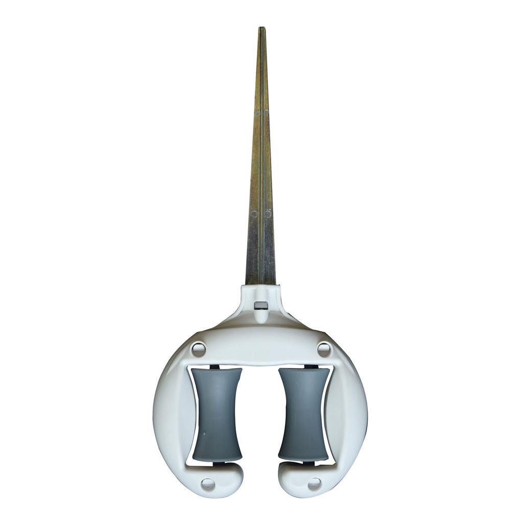 Hose Guide Spike Keeps Garden Hose Out of Flower Beds Garden Plant Protections Long Metal Spike Roller Stake Holder