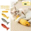 Pet Toys Linen Fish To Relieve Boredom Simulation Fish Kitten Grinds Teeth To Amuse Cat Toys Pet Cat Products