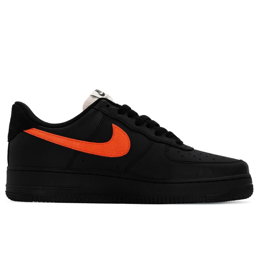 Nike Air Force 1 Guerriero Nero, Techwear Urbano Arancione Resistente all'Abrasione Resistente all'Abrasione Scarpe Basse da Skateboard HQ4987-010(SquadraA-)