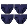 4 PCS Men's Briefs Mid‑Waist Soft Breathable Underwear Comfortable Male Underpants L XL XXL 3XL 4XL 5XL