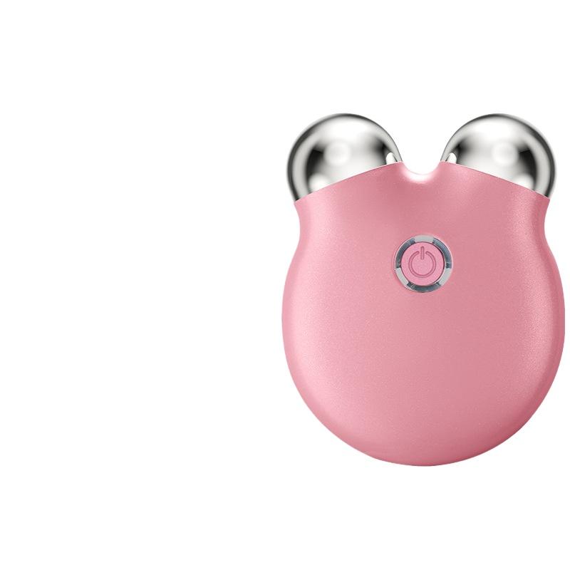 New Ems Micro-current Beauty Instrument Household Complexion-saving Instrument Promotes Absorption Skin Care Face Skin Rejuvenation MassagingTool розовый