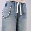 Billiard Ball Colorful Dice Waist Chain Zinc Zinc Zinc Alloy Punk Belt Chain Metal Pants Chain  Female