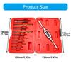 Comprehensive 11Piece Broken Drill Bit Extractor for Easy Extraction of Broken Screws Fasteners  for Various Materials