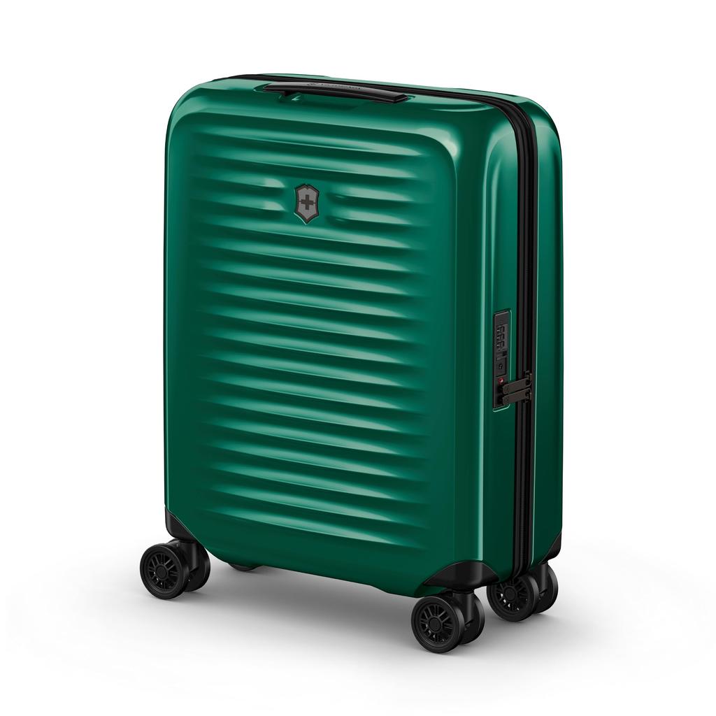 Airox Global Ultra Light Suitcase Carry Bag Travel Business Trip Business Quiet Dual Caster Wheels Butterfly Closure Zipper Type 33L Forest Green