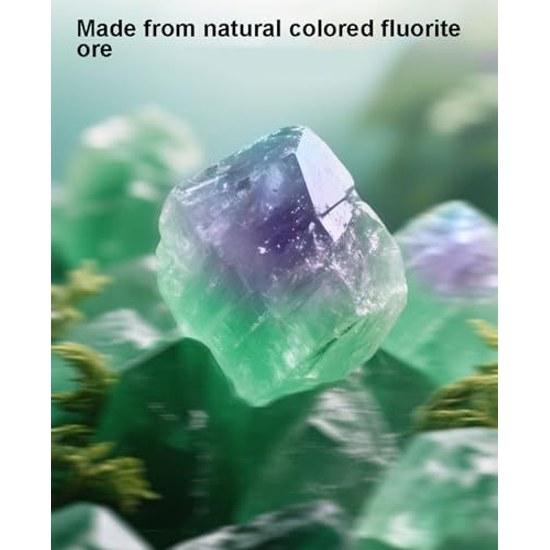 Beautiful rainbow fluorite crystal sphere hand-polished ornament natural quartz ball home reiki healing decoration 6070mm