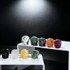 Natural Stone and Gemstones. Small Carved Skulls. Exquisite Small Crystal Skulls. Home Decorations.