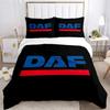 Federa Piumone con Logo Camion DAF alla Moda Set Biancheria da Letto Coperta Morbida e Federe per Ragazzi Singolo_Matrimoniale_Queen_King