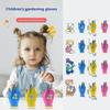 Gardening Gloves Kids Durable Waterproof Garden Work Gloves Non-Slip Children Safety Yard Work Gloves Portable Garden Supplies
