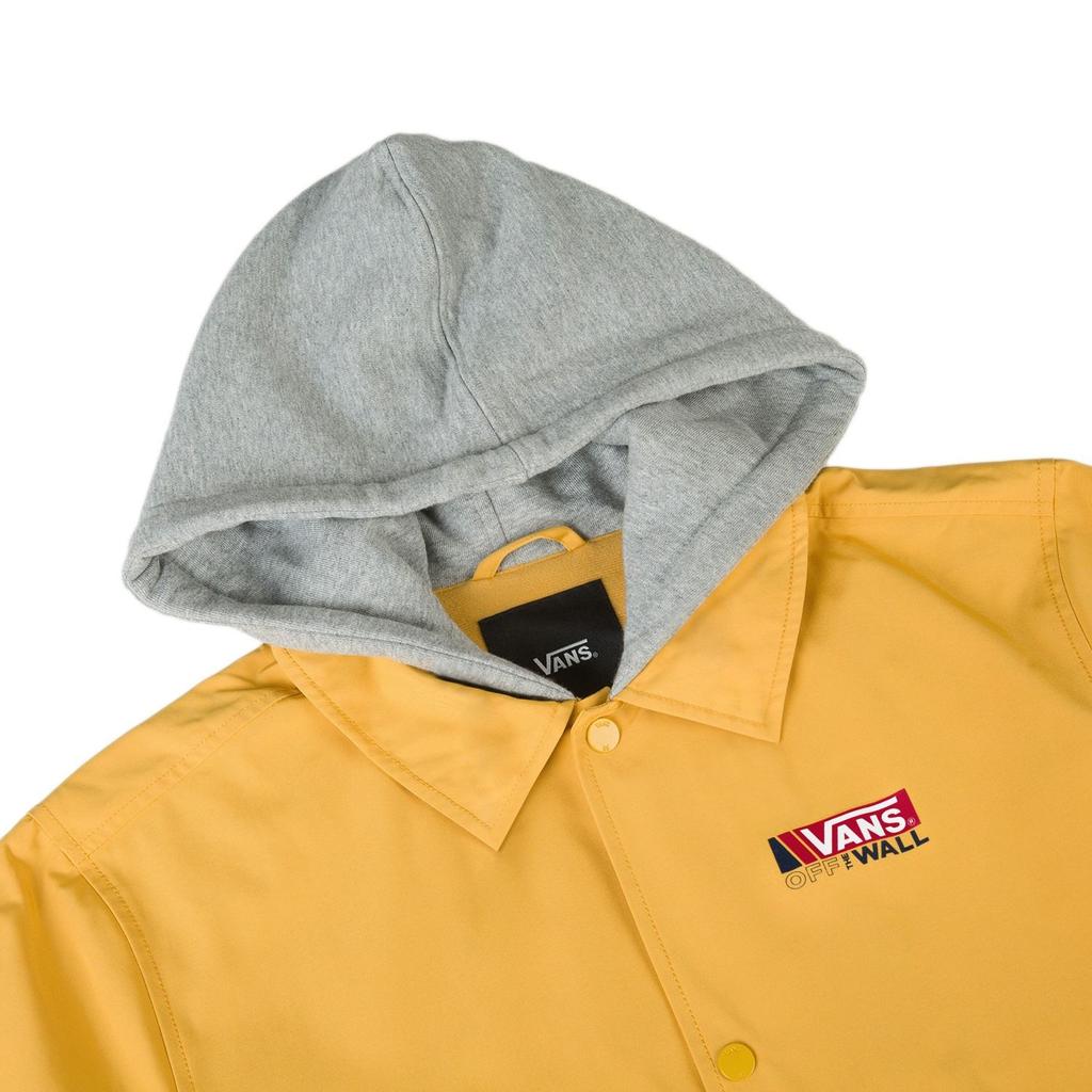 Vans Work Long Hooded Jacket Men Jackets Yellow VN0A4USB50X