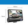 Full HD 3-Lens Dash Cam 1080P Rear Camera Professional Car DVR Recorder  for Car