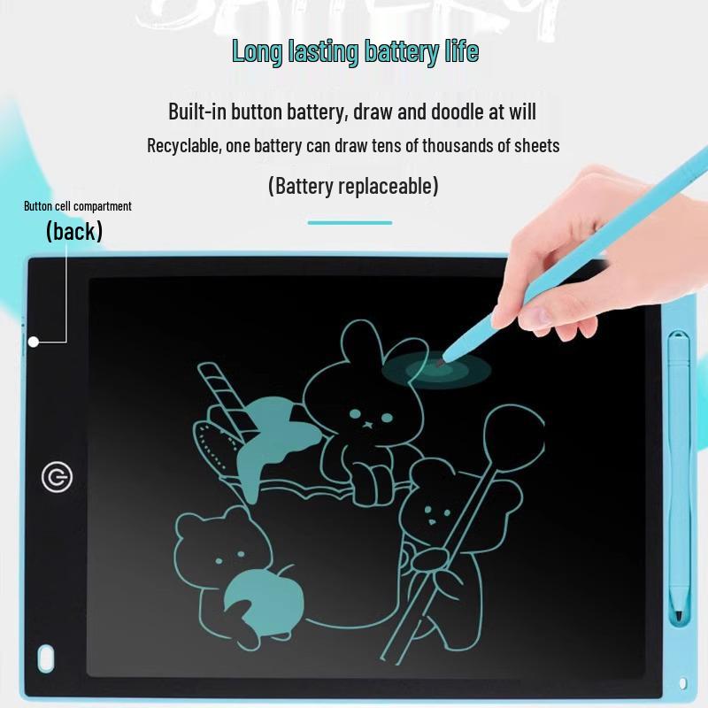 Children's LCD Erasable Drawing & Writing Board - Electronic Graffiti & Educational Toy