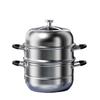 KSISE 3-Layer Stainless Steel Steamer
